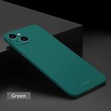 Voor iPhone 14 Mofi Fandun-serie Frosted PC Ultra-Thin Phone Case (Green)