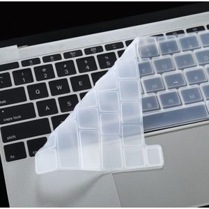 Voor MacBook Pro 16 inch A2141 Dustproof Siliconen Laptop Toetsenbord Beschermende Film (Wit)