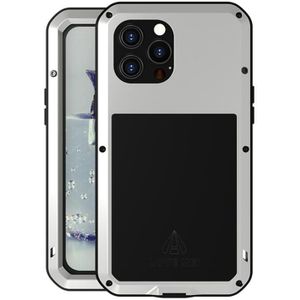 Love Mei Metal Shockproof Waterdichte stofdichte beschermende telefooncase voor iPhone 13 Pro Max