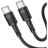 hoco X83 60W USB-C / Type-C naar USB-C / Type-C Victory oplaadgegevenskabel (Lengte): 1m