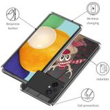 Voor Xiaomi Poco M5 Christmas Patterned Clear TPU Phone Cover Case (grappige elanden)
