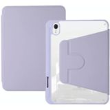 Voor iPad mini 6 acryl draaibare houder Tablet lederen tas