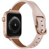 Dames Starry Sky Style Lederen Vervanging Strap Horlogeband voor Apple Watch Series 6 &amp; SE &amp; 5 &amp; 4 40 MM / 3 &amp; 2 &amp; 1 38mm (Pink Sand)