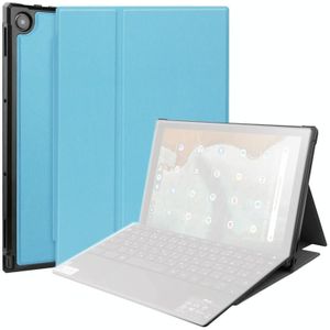 For Asus Chromebook Detachable CM3000DVA-HT0019 TPU Horizontal Flip Leather Case with Pen Slot &amp; Holder(Sky Blue)