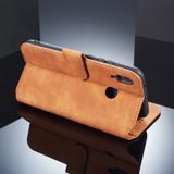 Dg. MING retro olie kant horizontale flip case voor Huawei P20 Lite/Nova 3e  met houder &amp; kaartsleuven &amp; portemonnee (grijs)