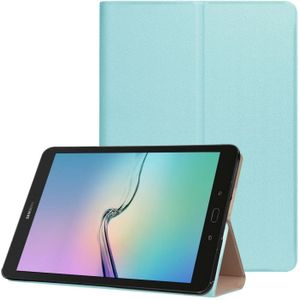 Samsung Galaxy Tab S3 9.7 inch / T820 / T825 Golden Stone merk PU leren Flip Hoesje met houder (blauw)