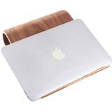 SamDi artistieke hout graan Walnut Desktop warmtestraling houder staan Cradle voor iPad  Tablet  Notebook (koffie kleur)