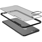 iPhone 7 Plus &amp; 8 Plus krasbestendig transparant TPU + Kunststof back cover Hoesje (blauw)