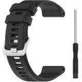 Voor Garmin Fenix 6 Sapphire GPS 22mm Solid Color Silicone Watch Band