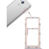 SIM-kaart lade + SIM-kaart lade/micro SD-kaart lade voor Huawei Honor 6A (zilver)