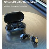 Originele Lenovo XT91 intelligente ruisonderdrukking Mini draadloze Bluetooth-oortelefoon met oplaaddoos &amp; LED Power Digital Display  Ondersteuning Touch &amp; HD Call &amp; Voice Assistant &amp; Dual-mode Earphone (Zwart)