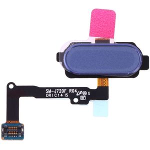 Vingerafdruk sensor Flex kabel voor Galaxy J7 Duo SM-J720F (blauw)
