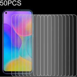 50 stuks 0.26 mm 9H 2.5 D gehard glas film voor Huawei Honor Play 3