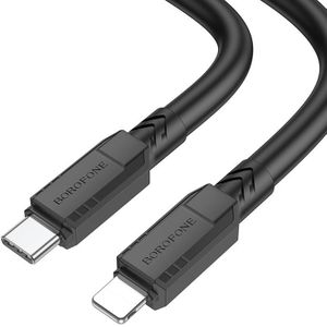 Borofone BX81 2.4A USB-C / Type-C naar 8-pins Goodway PD-oplaadgegevenskabel  lengte: 1 m