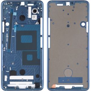 Front behuizing LCD-frame bezel plaat voor LG G7 ThinQ/G710 (blauw)