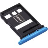 SIM-kaartlade + NM-kaartlade voor Huawei P40 (Blauw)