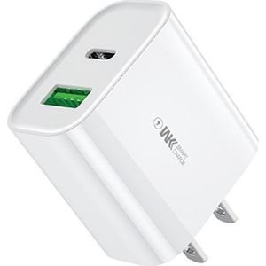 WK WP-U53 20W USB + Type-C Maxspeed PD Snellader (US Plug)