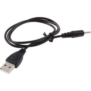 USB naar 2.5mm DC Oplaad Kabel Lengte: 65cm