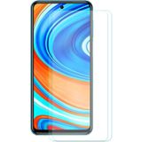 Voor Xiaomi Redmi Note 9/Note 9 Pro 2 PCS ENKAY Hat-prince 0.26mm 9H 2.5D Curved Edge Tempered Glass Film