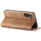 Voor Samsung Galaxy S30+ / S21+ CaseMe 013 Multifunctionele Horizontale Flip Lederen Case met Holder &amp; Card Slot &amp; Wallet(Bruin)