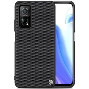 Voor Xiaomi Mi 10T / 10T Pro 5G NILLKIN Schokbestendige TPU + PC Textured Protective Case(Zwart)