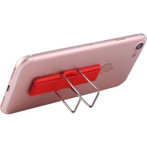 Universele Mini opvouwbare houder staan met uitsparing  voor iPhone  Galaxy  Sony  HTC  Huawei  Xiaomi  Lenovo en andere Smartphones(Red)