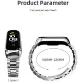 Voor Samsung Galaxy Fit 2 Mijobs Three-Rorm metal roestvrijstalen horlogeband