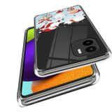 Voor Xiaomi Redmi A1 Christmas Patterned Clear TPU Phone Cover Case (Fun Schaatsbaan)