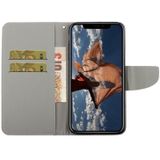 Voor iPhone 11 Pro geschilderd patroon horizontale flip Leathe case (Unicorn)