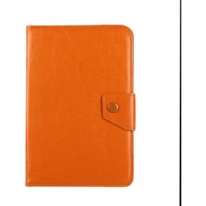 10 inch tabletten leder hoes Crazy Horse textuur beschermende hoes Shell met houder voor Asus ZenPad 10 Z300C  Huawei MediaPad M2 10.0-A01W  IWORK10(Orange) van de kubus