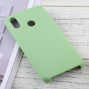Effen kleur vloeibare siliconen dropproof beschermende case voor Huawei P20 Lite (mintgroen)