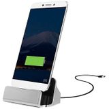 USB-C / Type-C 3.1 Sync Data / laad Dock lader / docking station  Voor Samsung Galaxy S8 &amp; S8 PLUS / LG G6 / Huawei P10 &amp; P10 Plus / Xiaomi Mi 6 &amp; Max 2 en other Smartphones(zilver)