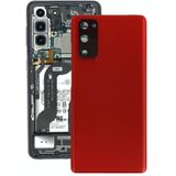 Batterij achterkant met camera lens cover voor Samsung Galaxy S20 FE (rood)