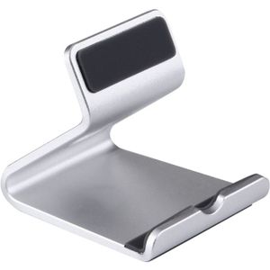 Prachtige aluminiumlegering Desktop houder staan DOCK wieg  voor iPhone  Galaxy  Huawei  Xiaomi  LG  HTC en 7 inch Tablet(Silver)