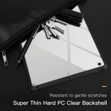 PC + TPU Transparante Schokbestendige Tablet Case voor iPad 9.7 inch 2017/2018 (Zwart)
