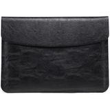 Horizontal Litchi Texture Laptop Bag Liner Bag For MacBook Pro 16 Inch A2141(Liner Bag Black)