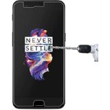 OnePlus 5 0.3 mm 9H oppervlaktehardheid 2.5D Explosieveilig niet-volledig scherm getemperd glas scherm Film