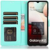 Voor Samsung Galaxy A12 Skin For Feel reliëf Sunflower Horizontal Flip Leren Case met Houder &amp; Card Slots &amp; Wallet &amp; Lanyard