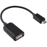 Hoge kwaliteit USB 2.0 A vrouwtje naar Micro USB 5 Pin mannetje Adapter Cable met OTG functie voor Samsung Galaxy S IV / i9500 / S III / i9300 /Note II / N7100 / i9220 / i9100 / i9082 / Nokia / LG / BlackBerry / HTC One X /Amazon Kindle / Sony Xperia etc