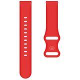 20mm voor Xiaomi Haylou RT RS3 LS04 / LS05S Universele Inner Back Gesp Perforation Siliconen Vervanging Strap Horlogeband