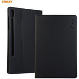 Voor Samsung Galaxy Tab S7 11.0 T870 / T875 ENKAY Horizontale Flip PU Leder + TPU Smart Case met Holder &amp; Sleep / Wake-up Functie(Zwart)