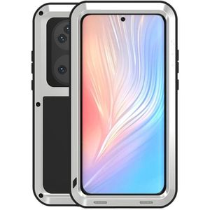 Voor Huawei P50 Pro Love Mei Metal Shockproof Waterdichte stofdichte beschermende telefoon geval zonder glas