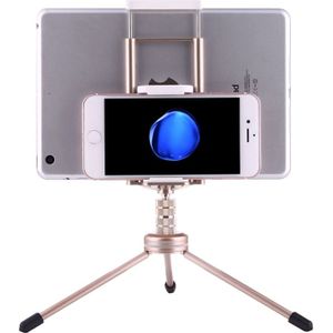 Multifunctionele aluminiumlegering Tripod Mount houder staan  voor iPad  iPhone  Samsung  Lenovo  Sony en andere Smartphones &amp; tabletten &amp; digitale Cameras(Gold)