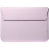 Universeel Envelop stijl zacht PU Leren Hoesje voor 11.6 inch Laptop of Tablet  Afmetingen: 32.5 x 21.5 x 1 cm (roze)