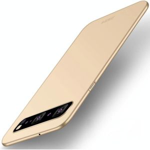 MOFI Frosted PC Ultra-thin Hard Case voor Galaxy S10 5G (Goud)