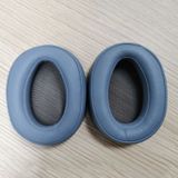 2 stuks voor Sony MDR-100ABN WI-H900N oortelefoon kussen cover earmuffs vervangende oorkussens met mesh (blauw)