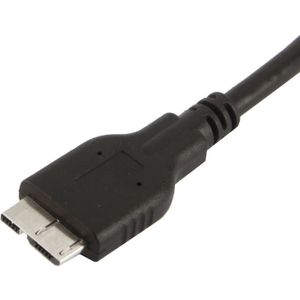 Micro USB 3.0 naar USB 3.0 OTG kabel voor samsung galaxy note iii / n9000  lengte: 20cm (zwart)