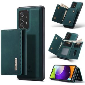 Voor Samsung Galaxy A52 5G / 4G DG.MING M1 Serie 3-voudige multi-kaart portemonnee + magnetische achterklep schokbestendig geval met houder functie
