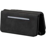 Voor Huawei P30 Pro Skin Feel Zipper Horizontale Flip Lederen case met Holder &amp; Card Slots &amp; Photo Frame &amp; Lanyard &amp; Long Rope(Black)