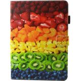 Voor iPad 9 7 (2018) &amp; iPad 9.7 inch 2017 / iPad Air / iPad Air 2 universele Fruit geassorteerde patronen horizontale Flip lederen beschermhoes met houder &amp; Card Slots